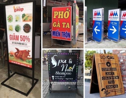 các loại bảng hiệu quảng cáo